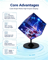 Pantalla LED Cubo Mágico de Seis Vídeos Personalizable de Fábrica para Exhibición en Centros Comerciales, Publicidad Comercial o Discotecas