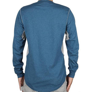 Camisetas FR para Verano, Transpirables, Ventiladas, de <span class=keywords><strong>Jersey</strong></span> Heather de 6oz, Ignífugas, de Manga Larga, Cuello Redondo, Resistentes al Fuego - Product Image 4