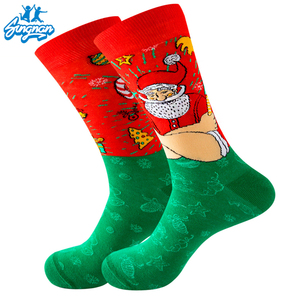Vente en gros Chaussettes de sport de Noël unisexes Chaussettes de Noël laides en coton Offre Spéciale pour hommes et femmes - Product Image 5