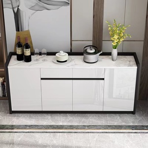 Armario lateral de lujo ligero para cena, taquillas simples modernas para restaurante, cuenco de mármol, armario de entrada de <span class=keywords><strong>vino</strong></span> - Product Image 3