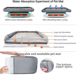 Sac de transport approuvé pour chats et chiens de petite et moyenne taille |   Sac de transport pour chien avec ventilation optimale |   4 fenêtres en maille, 3 entrées - Product Image 2