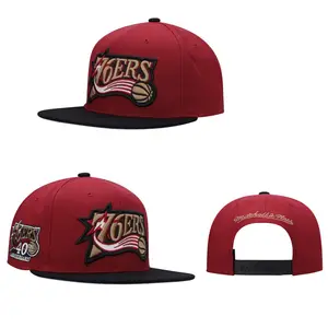 Fashion Brand Logo Custom Plain 3D Embroidered Sports Baseball Caps for NBAing American Basketball