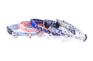 Hersteller OEM ODM Individuelles Logo Muster Polyester Nylon Weiches Verstellbares Hundetrainingshalsband Perro Maßgefertigte Katzen- und Hundehalsbänder - Product Image 4