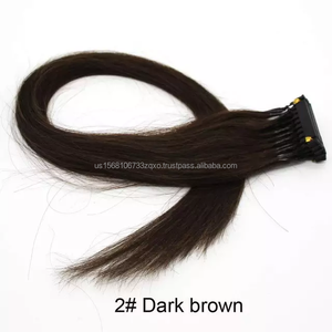 ผมต่อแบบ Double Drawn Virgin Remy 6D คุณภาพสูง เรียงเกล็ดผม สำหรับร้านเสริมสวยมืออาชีพ - Product Image 6