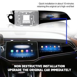 วิทยุติดรถยนต์ Android 13 Ca Co-Pilot Smart Screen สำหรับรถเบนซ์ E-Class E260 E300 W214 ปี 2024 เครื่องเล่นมัลติมีเดีย วิดีโอ รองรับ Carplay ระบบนำทาง GPS - Product Image 3