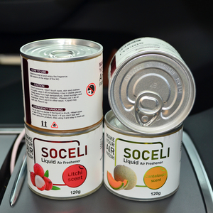 Penyegar Udara Cair Soceli Aroma Tahan Lama Penghilang Bau Kaleng Penyegar Udara Mobil - Product Image 4