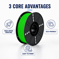 Filament PETG 1,75 mm, bobine de 1 kg, pack de recharge, bobine en carton, filament d'imprimante 3D écologique