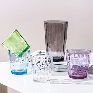 <b>Reusable</b> Acrylic Diamond Texture Colorful Lightweight Durable Party Bar Restaurant Drinkware Tumbler <b>Cup</b> - Product Image 2
