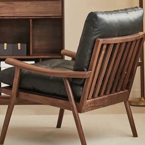 Sillón moderno <span class=keywords><strong>de</strong></span> piel sintética con acento, sala <span class=keywords><strong>de</strong></span> estar <span class=keywords><strong>baratas</strong></span> para <span class=keywords><strong>sillas</strong></span> reclinables, sillón <span class=keywords><strong>de</strong></span> madera, muebles tapizados - Product Image 5