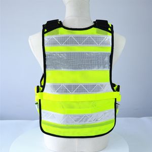 سترة عاكسة عالية الجودة سترة أمان عالية الوضوح لعمال البناء والسلامة على الطرق - Product Image 5