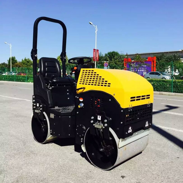2 Ton Double Drum Vibratory Roller CE EPA Road Compactor Construction Machine