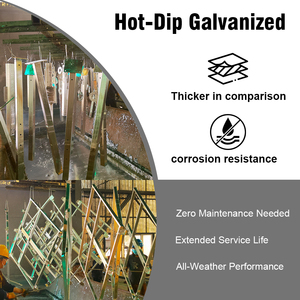 Hiskid di động năng lượng mặt trời tháp giám sát với 2*450 Wát xoay Tấm pin mặt trời và 7m xây dựng trong cáp mast cho công trường xây dựng - Product Image 5