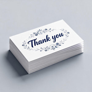 Cartões de Agradecimento Personalizados com Impressão em Ouro, Impressão de Logotipo em Folha Dourada, Obrigado pelo Seu Pedido - Product Image 6