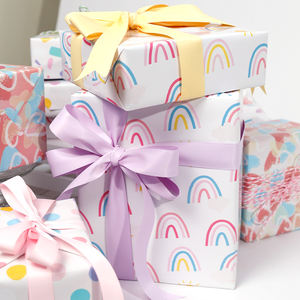 Papel de regalo de cumpleaños al por mayor de fábrica 43*300 cm embalaje de papel de regalo de Navidad - Product Image 2