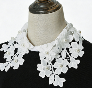 Colletto Staccabile per <span class=keywords><strong>Camicia</strong></span>, Accessorio Moda Uomo, Colletto Finto in Pietra Naturale, Colletto Pastorale per Uomo - Product Image 5