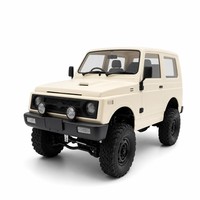 Voiture RC de qualité hobby, 4x4 compacte, SUV 4x4, 2,4 GHz, ABS + métal, Rock Crawler tout-terrain avec chargeur inclus, portée 30-50 m, cadeau pour garçons