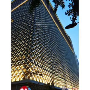 Keenhai trang trí xây dựng mặt tiền thiết kế công nghiệp phong cách nhôm hệ thống bảng điều khiển cho cong bức tường rèm - Product Image 6