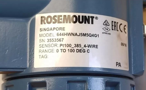 644HWNAJ5M5Q4G1 Rosemounts Profibus PA <b>Temperature</b> Instrument - Product Image 6