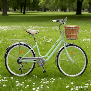 Bicicleta Urbana Vintage para Mujer, Venta al Por Mayor de Fábrica, 24/26 Pulgadas, para Desplazamientos Diarios en la Ciudad - Product Image 3