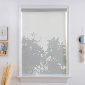 Stores enrouleurs sans fil avec écran <span class=keywords><strong>solaire</strong></span> semi-transparent à 5 % d'ouverture, <span class=keywords><strong>protection</strong></span> UV pour bureau et maison, faciles à installer - Product Image 2