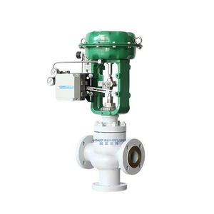 Vanne de régulation pneumatique à trois voies Szspsk Dn50 pour chaudière, vapeur et huile de transfert de chaleur - Product Image 3