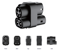 CCS1 à CCS2 EV chargeur adaptateur 32A charge rapide prise de véhicule électrique universelle avec Protection contre les surcharges étanche