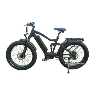 Powerful Off-Road 48V 17AH Hidden Battery 1000W e bike Ultra M620 Mid Drive Fat electric bike Full suspension MTB Ebike