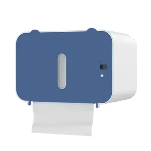 2023 Wall-Mounted Automatic Sensor Tissue Box Induction Toilet Paper Holder for Bathroom Smart Tissue Case Rack