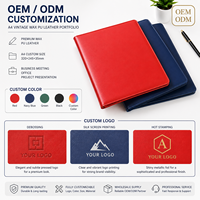 En stock, directement de l'usine, porte-documents en cuir PU ciré A4, plusieurs couleurs pour les professionnels, les réunions d'affaires, les présentations
