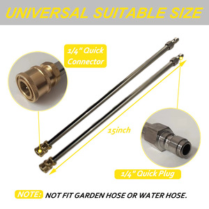 High Pressure Disc Scrubber 16 In Stainless Steel Belt With Pulleys And <b>Extension</b> <b>Rods</b> For Floor Cleaning - Product Image 3