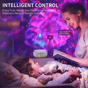 โปรเจคเตอร์ดาว Galaxy ของ Tuya Smart Wifi APP ฉายแสงดาวบนท้องฟ้าจำลอง พร้อมไฟ Nebula ควบคุมด้วยเสียงเพลง เหมาะสำหรับงานปาร์ตี้และเป็นของขวัญสำหรับเด็ก - Product Image 5