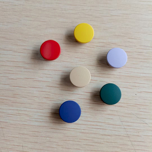 10/12.5/15/17/20mm hợp kim kẽm Snap-Fastener Bìa kim loại màu phẳng nút xuống Áo khoác/áo khóa da đinh tán có thể tùy chỉnh - Product Image 6