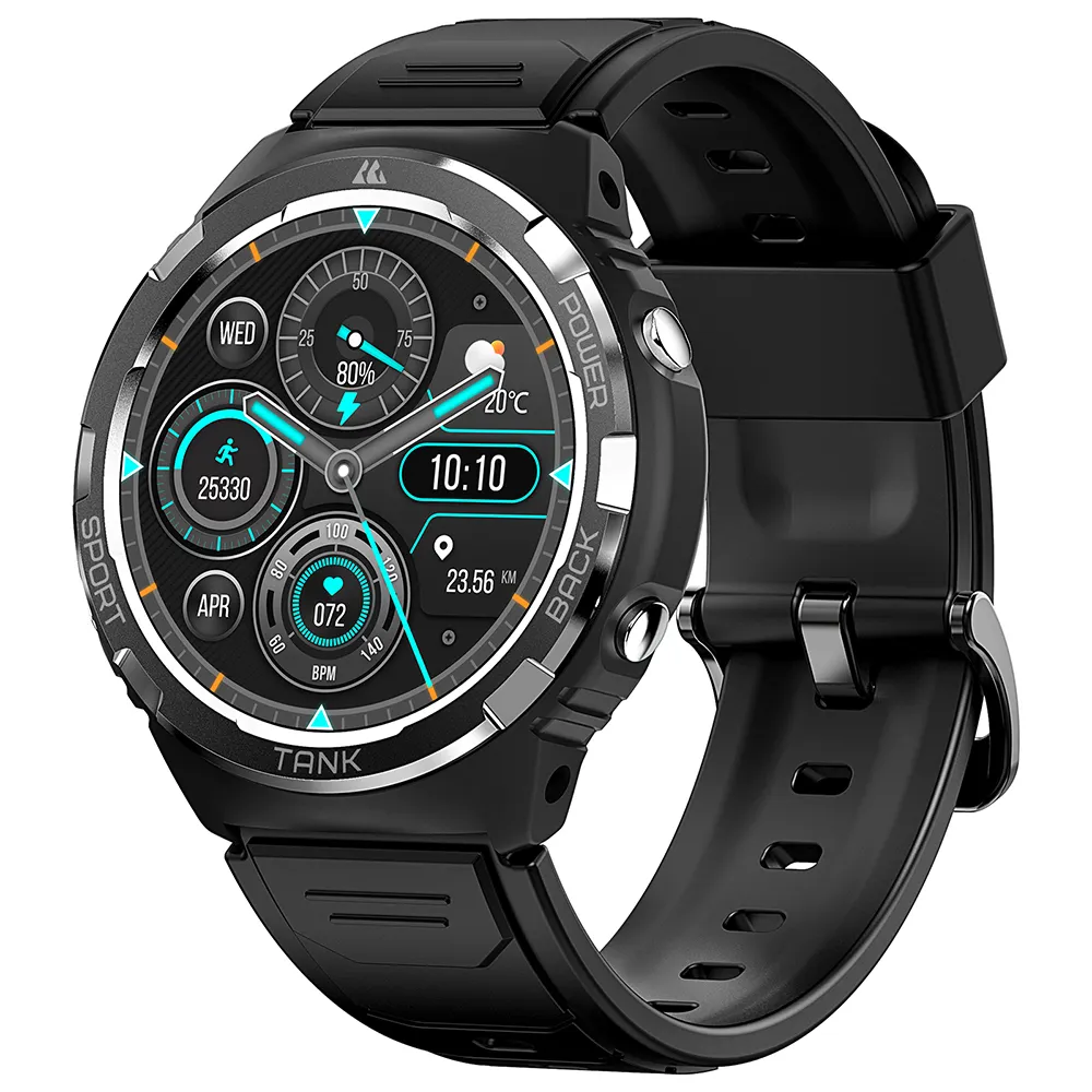 Reloj inteligente KOSPET TANK S1 para mujer, reloj inteligente con Bluetooth, respuesta de llamadas, rastreador de actividad física para Android y iPhone