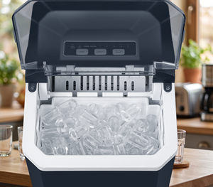 Mini Máquina de Hielo Eléctrica para Uso en Encimera, Ciclo Rápido de Producción de Hielo, Operación con Botón, Uso Doméstico y Comercial, para Auto, RV, Exteriores, 10-20 kg/día - Product Image 3