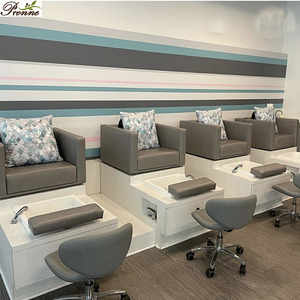 Chaise de pédicure avec base <span class=keywords><strong>en</strong></span> <span class=keywords><strong>bois</strong></span> pivotante pour salon de spa Foshan - Product Image 5
