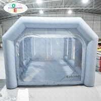 Al aire libre inflable móvil coche de cabina