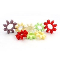 Coussinets en élastomère GR, insert de couplage flexible élastique, élément araignée en PU, type de couplage rouge, élément en caoutchouc GR-125