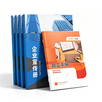 Brochure personnalisée pour manuel du personnel, règlement d'entreprise, catalogue en carton ondulé, impression couverture rigide mat