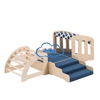 Montessori Holzmöbel Soft-Play Kletterset Bogen Rampe Tunnel Sofa für Kindergarten, Vorschule & Kinder
