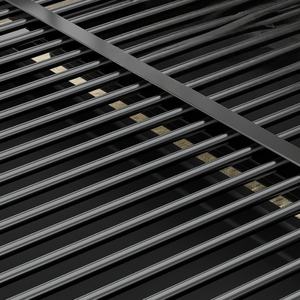 กรงสัตว์เลี้ยงเหล็กเคลื่อนย้ายได้กรงสุนัขกรงสัตว์เลี้ยงแข็งแรงทนทานขนาดกลางบ้านสัตว์เลี้ยงขนาดใหญ่ในร่มพร้อมห้องสุขา - Product Image 4