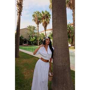 Conjuntos de Traje Blanco para Mujer Neonda, Atuendo Elegante para Equipo - Product Image 1