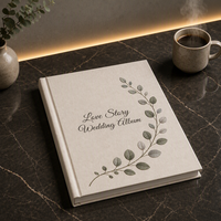 Album photo en tissu de lin brodé, cadeau de mariage, livre de souvenirs, broderie florale faite à la main, porte-images, scrapbooking