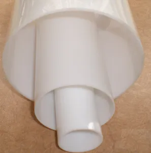 Прозрачная Опаловая белая твердая акриловая трубка для светодиодной лампы