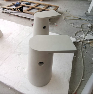 Tavolino Rustico <span class=keywords><strong>in</strong></span> Cemento per Esterni, Stile Crema, Direttamente dalla Fabbrica, per <span class=keywords><strong>Giardino</strong></span> e Patio - Product Image 1