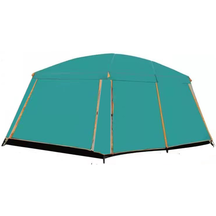 Tente extérieure verte à couverture complète (pour une protection contre les fortes pluies)
