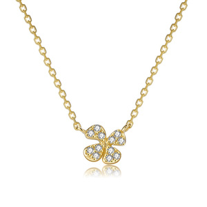 <span class=keywords><strong>Collier</strong></span> minimaliste en <span class=keywords><strong>argent</strong></span> sterling 925 fin, incrustation en or vermail, fleur, diamant, <span class=keywords><strong>collier</strong></span> de luxe, <span class=keywords><strong>trèfle</strong></span> à quatre <span class=keywords><strong>feuilles</strong></span>, cadeau pour femme - Product Image 6