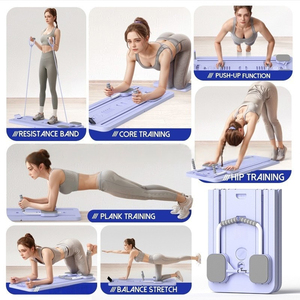 EIGFOH Espagne En Stock Planche de Pilates Premium avec support de téléphone et barre d'extension pour entraînement de base à domicile - Product Image 3