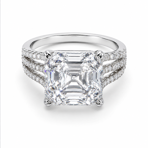 Anello Nuziale di Lusso con Pavé per Donne, Gioiello Elegante e Scintillante - Product Image 1