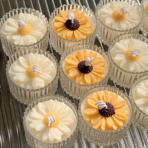 High Quality Art <b>Candle</b> Scent Throw Smokeless Daisy Scented <b>Candles</b> Soy <b>Candle</b> for Home Decoration and Gifts - Product Image 3