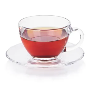 5055TCS clear coffee & tea sets milk glass tea set